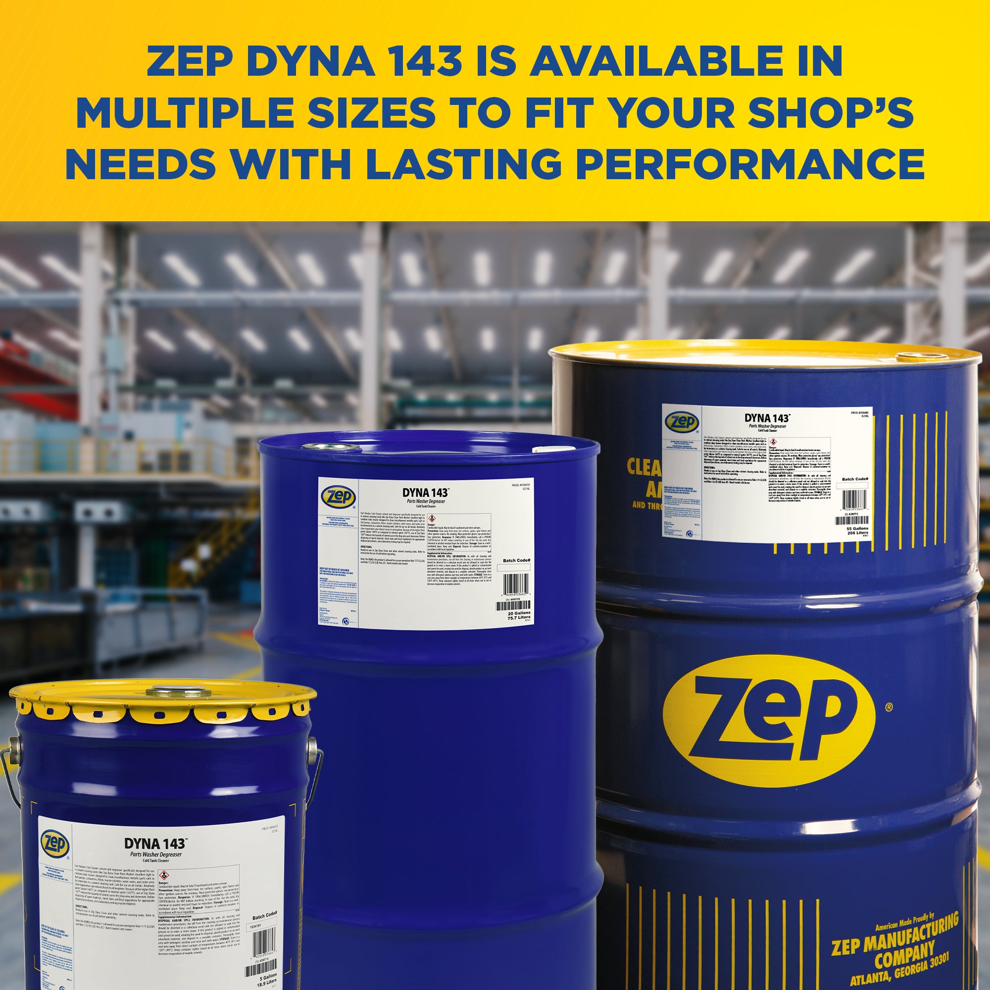 テネシー Zep Dyna 143 Parts Washer Degreaser – Parts Cleaner Solvent – 20