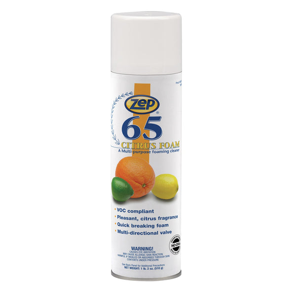 Zep 65 Citrus Foam - Multi-Purpose Foaming Cleaner – 18 oz – Zep Inc.