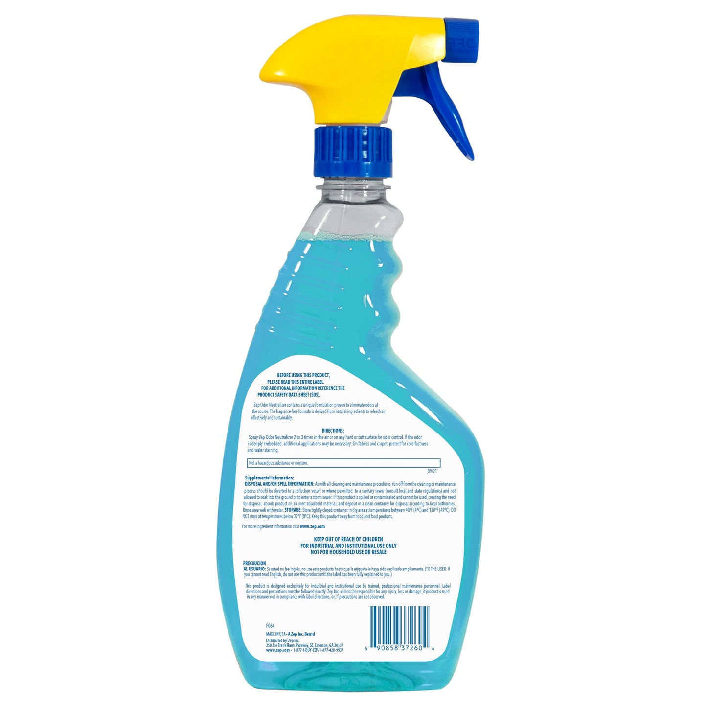 Odor Neutralizer - 24 oz. - Fragrance Free and Derived from Natural Ingredients