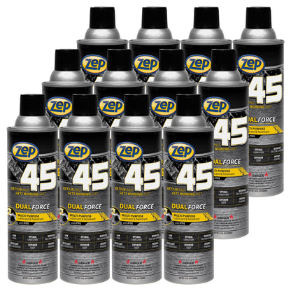 Zep 45 Dual Force Lubricant and Penetrant – Reduces Friction and Wear – 14 oz