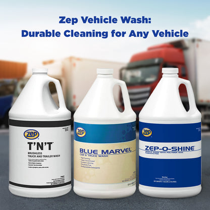 Zep T’N’T Truck and Trailer Wash – Removes Exhaust Deposits - 1 Gallon