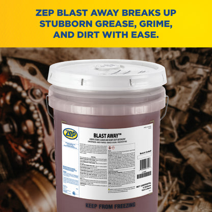 Zep Blast Away – Liquid Steam Cleaner and Heavy-Duty Detergent – 5 Gallon