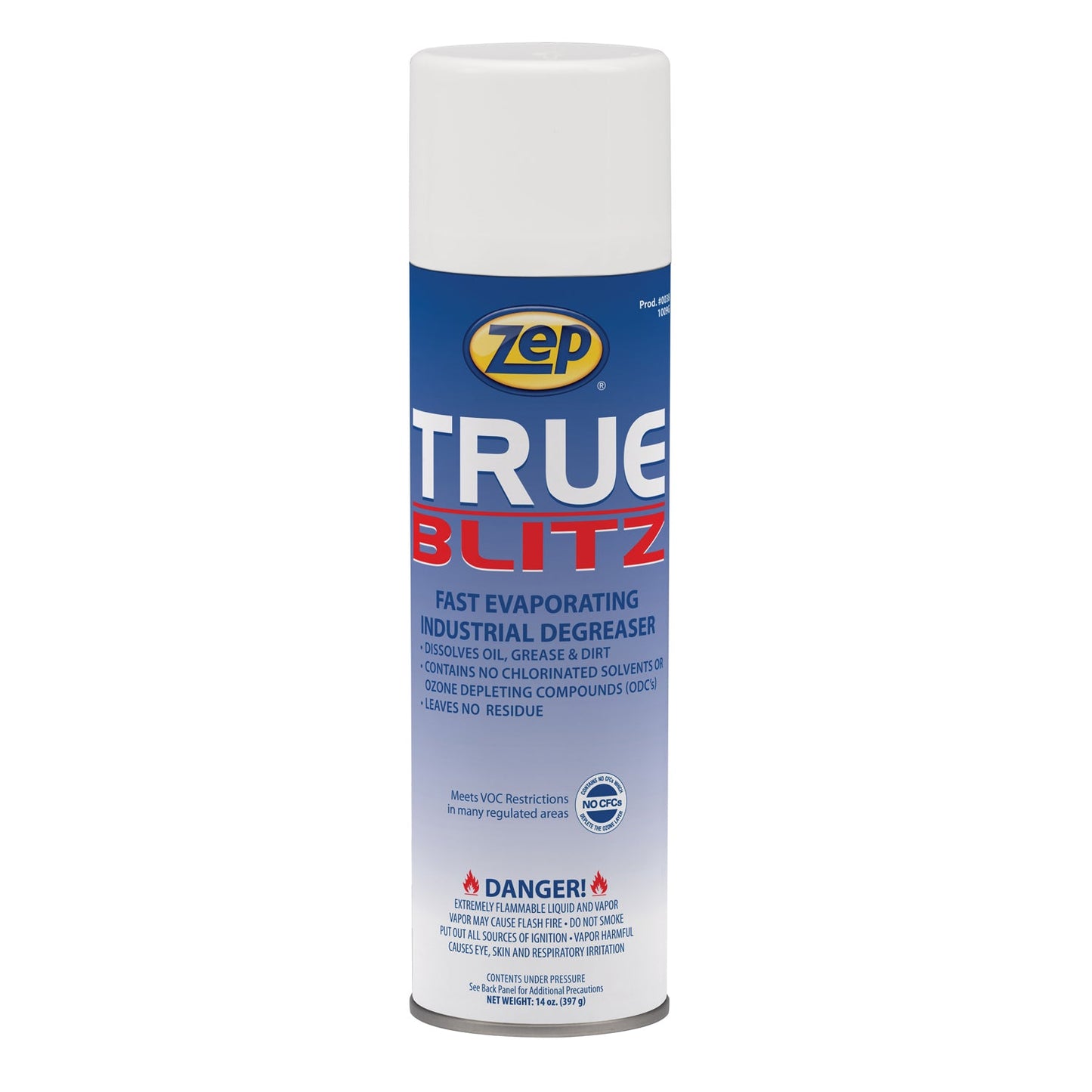 True Blitz Aerosol Fast Evaporating Industrial Degreaser- 14 oz.