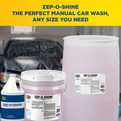 Zep-O-Shine Vehicle Wash with Polymer Wax – “Pries-Off” Dirt– 5 Gallon