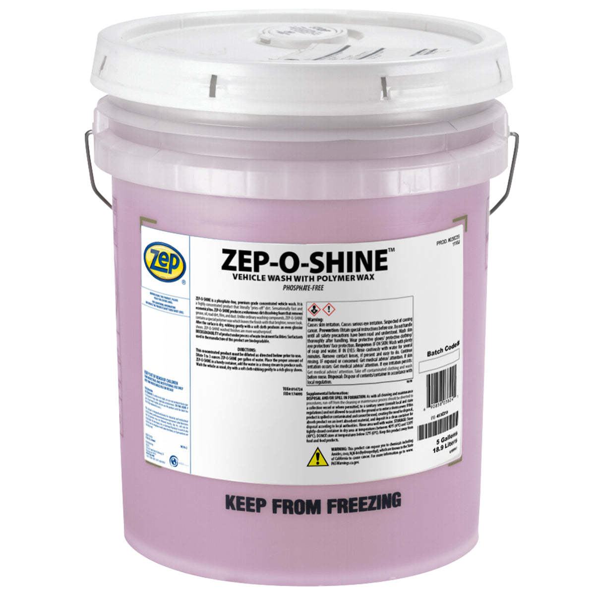 Zep-O-Shine Vehicle Wash & Wax + Hydro Foamer + Ultra Wipes Kit