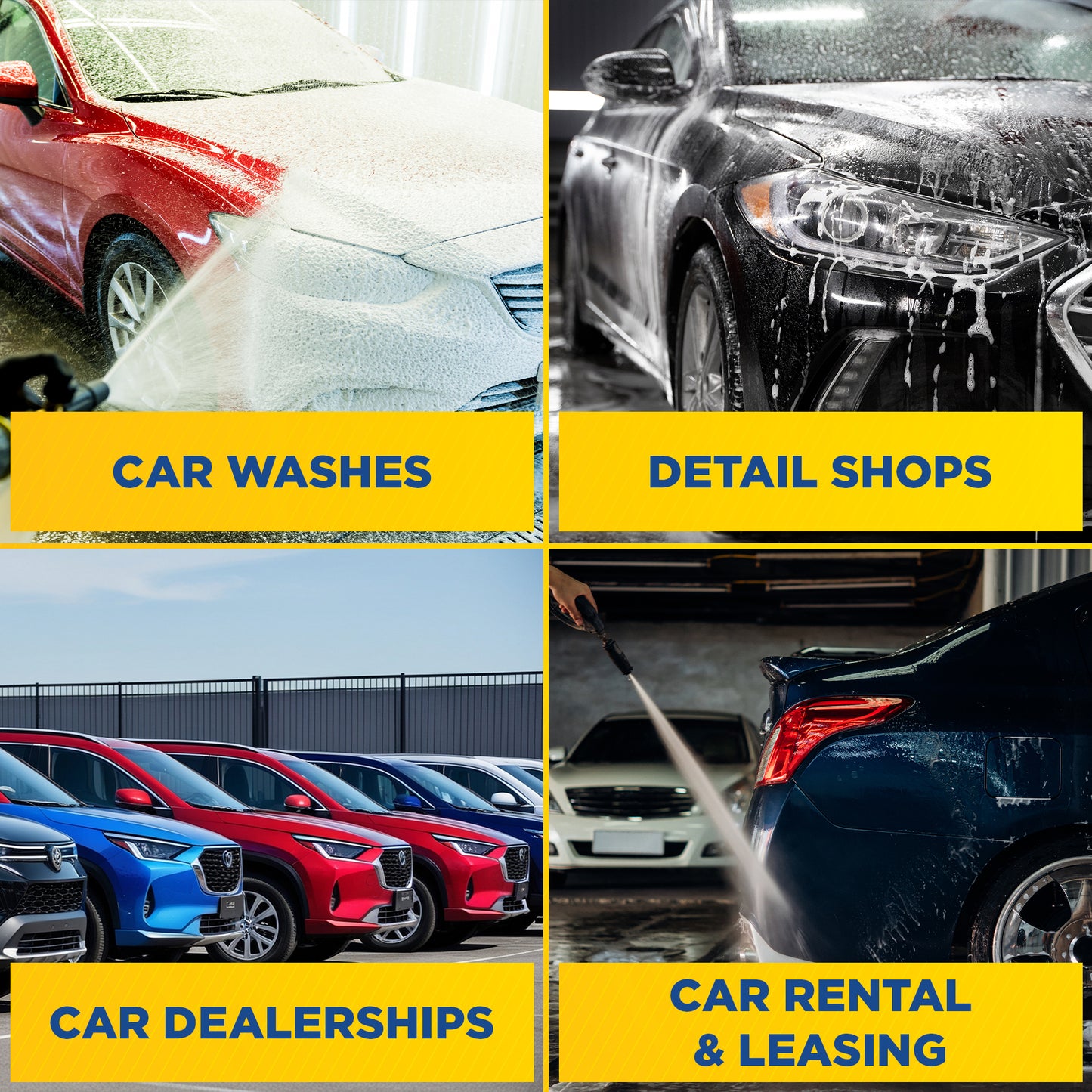 Zep-O-Shine Vehicle Wash with Polymer Wax – “Pries-Off” Dirt– 55 Gallon