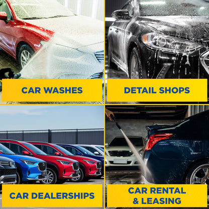 Zep-O-Shine Vehicle Wash & Wax + Ultra Wipes Shop Towels Bundle