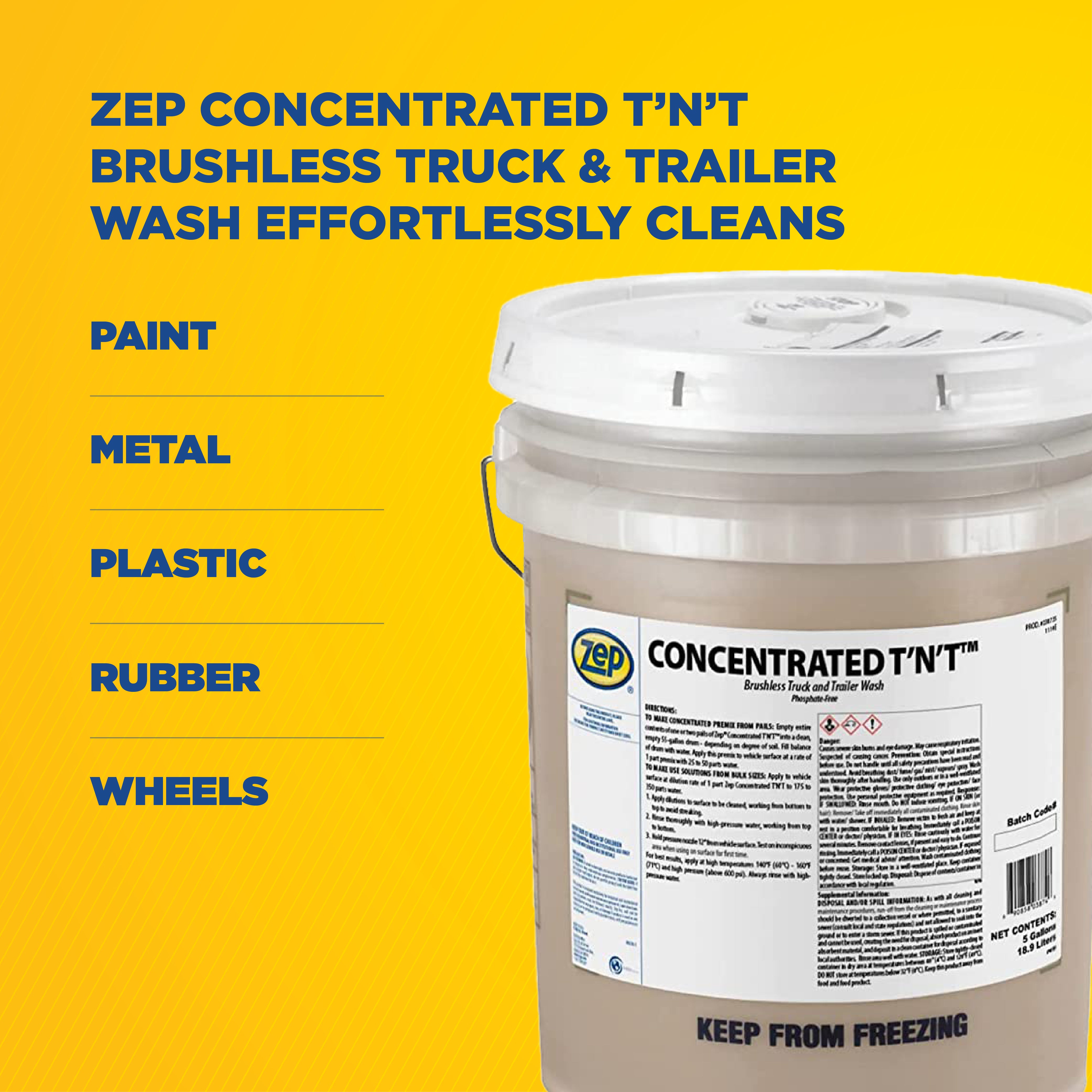 Concentrated TNT Truck & Trailer Wash – Zep Inc.