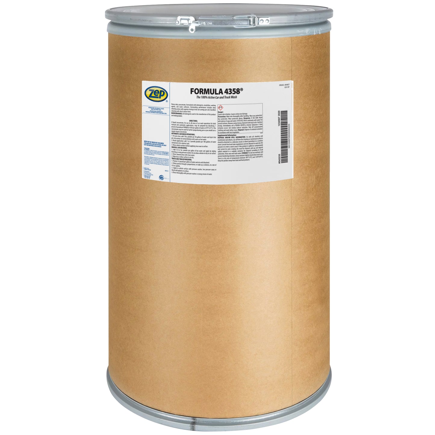 Zep Formula 4358 – 100% Active Car and Truck Wash – 200 lbs