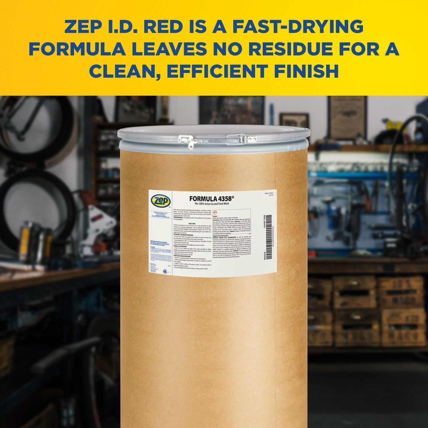 Zep Formula 4358 – 100% Active Car and Truck Wash – 200 lbs