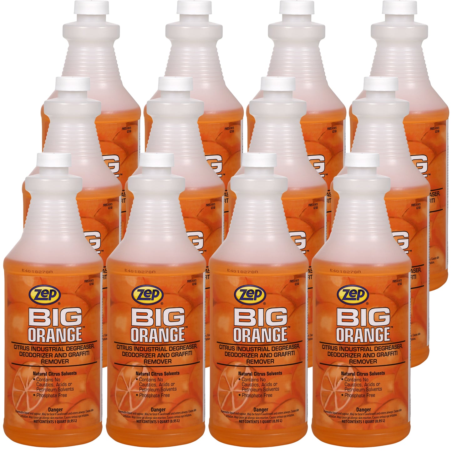 Big Orange Liquid Citrus Industrial Degreaser, Deodorizer & Graffiti Remover  - 32 oz.