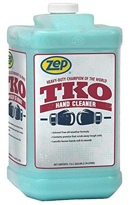 Zep TKO Hand Cleaner – Its Solvent-Free Formula Scrubs Away Tough Soils – 1 Gallon