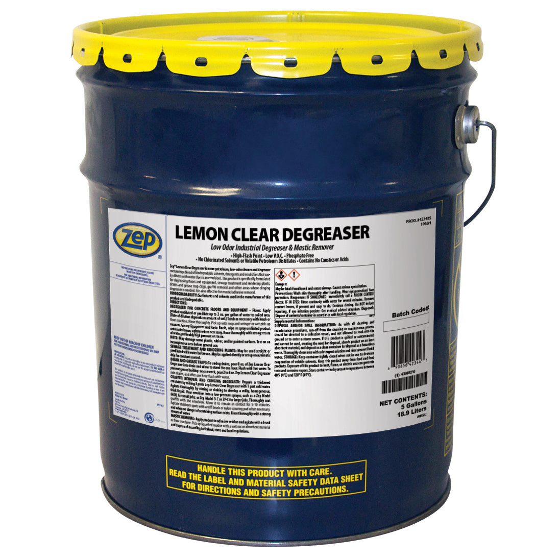 Lemon Clear Degreaser - 5 Gallon