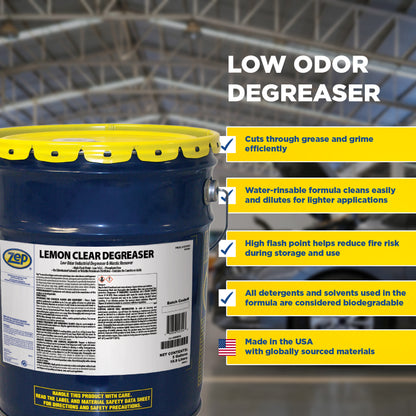 Lemon Clear Degreaser - 5 Gallon