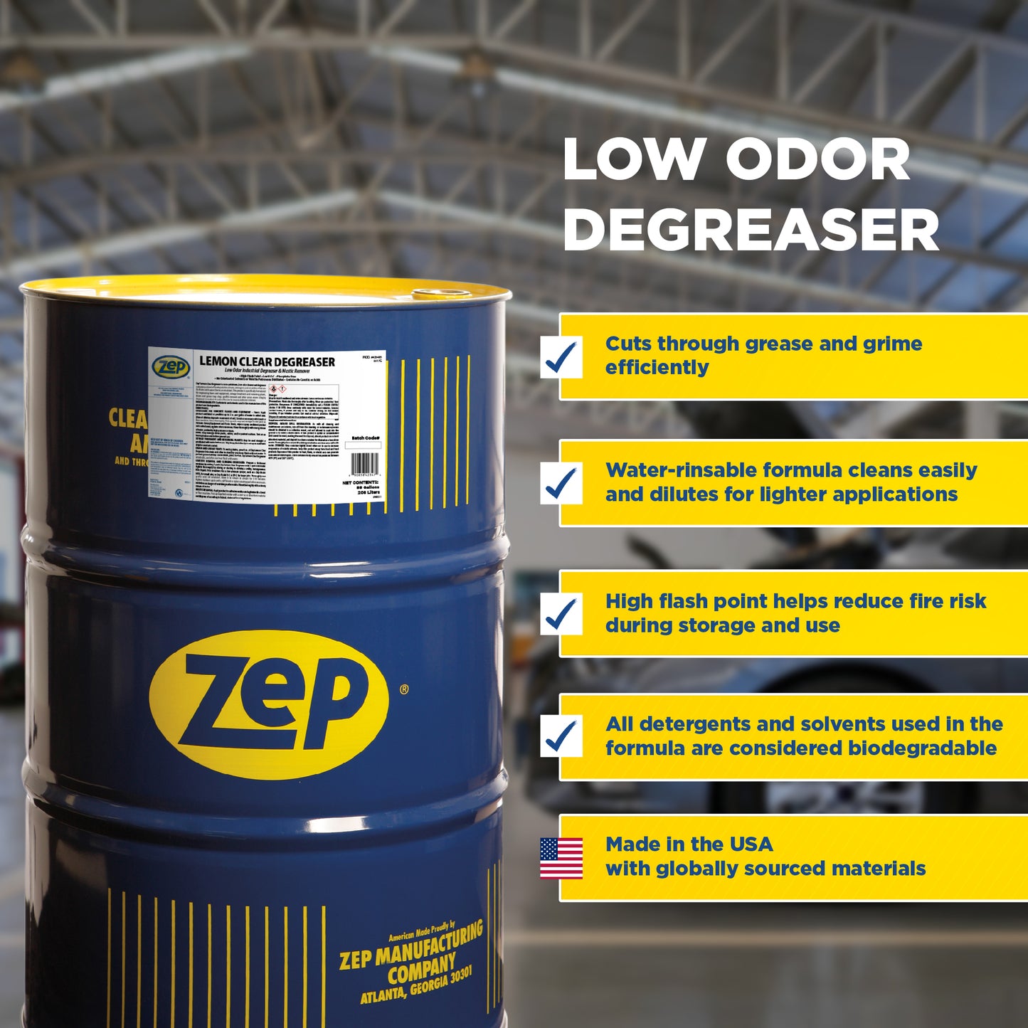 Lemon Clear Degreaser - 55 Gallon