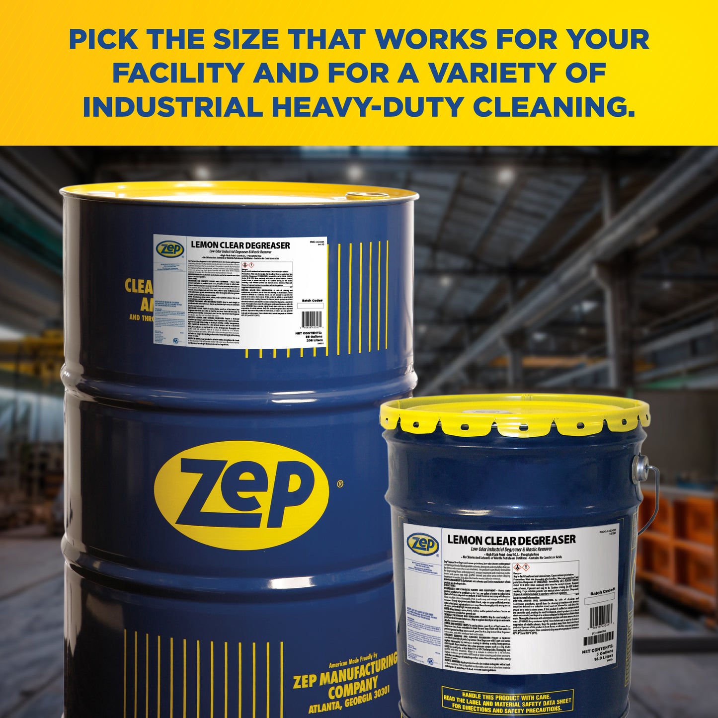 Lemon Clear Degreaser - 55 Gallon
