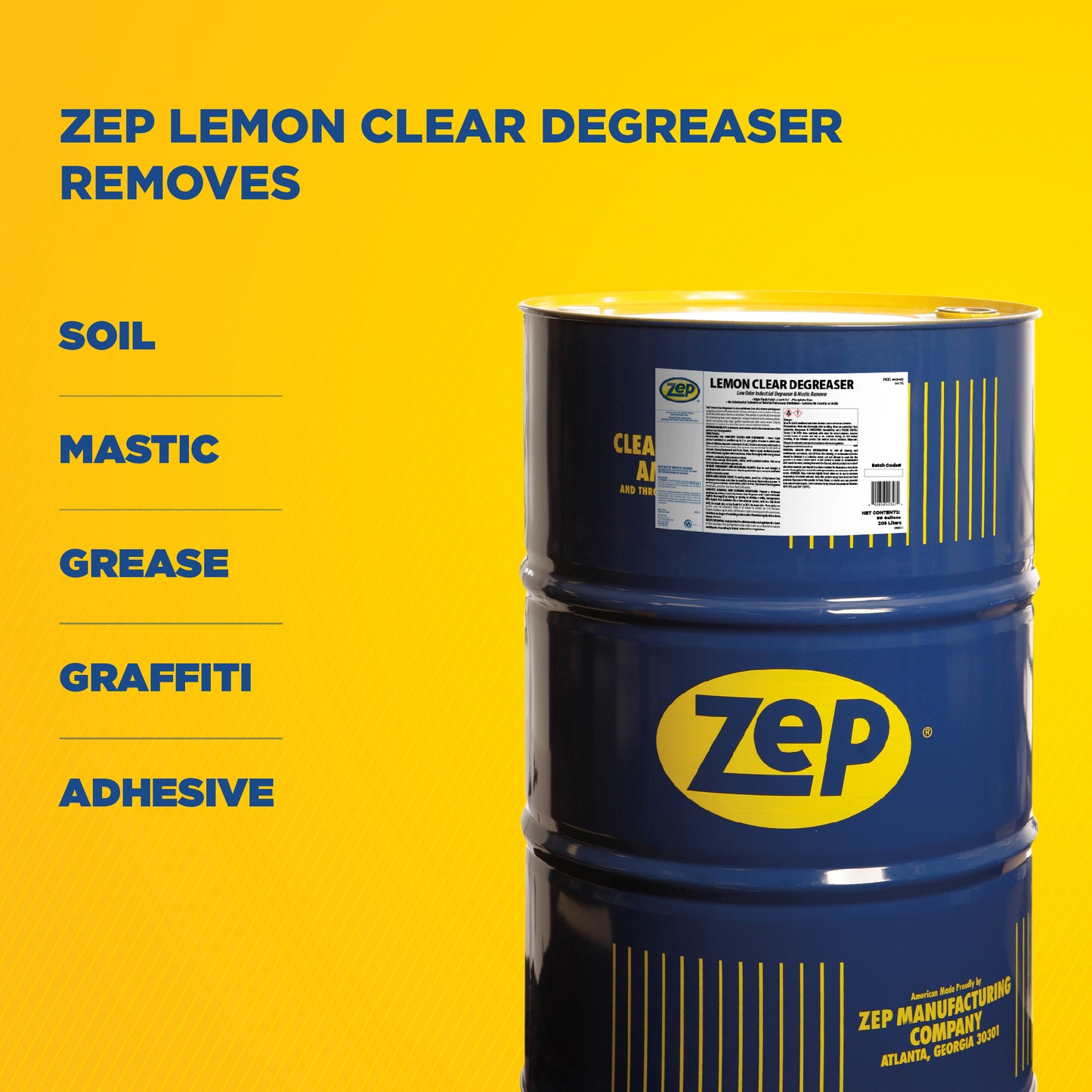 Lemon Clear Degreaser - 55 Gallon