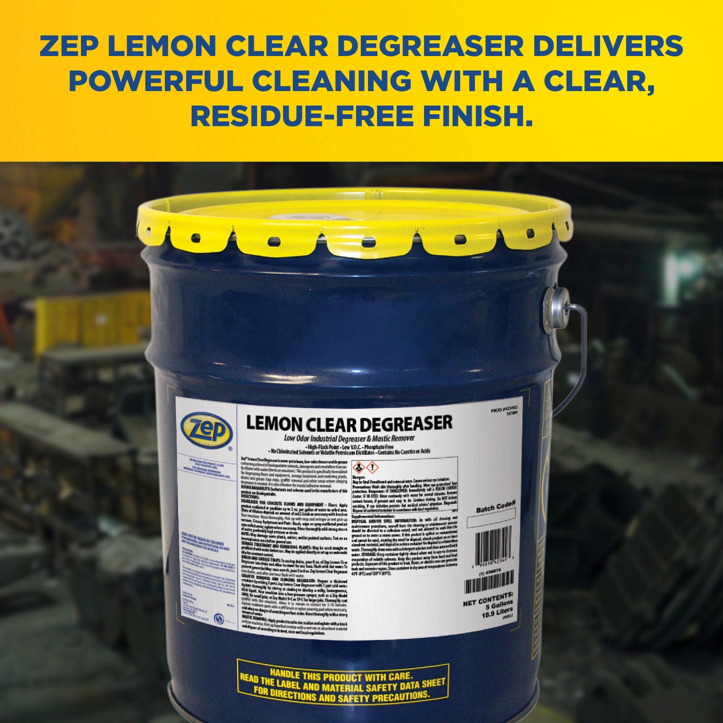 Lemon Clear Degreaser - 5 Gallon