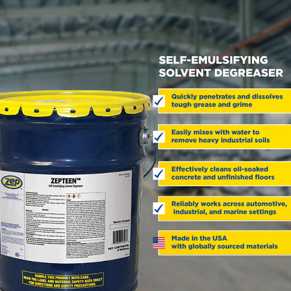 Zep ZepTeen Solvent Degreaser + Zep Industrial 48 oz Sprayer Bundle — Heavy-Duty Degreasing System