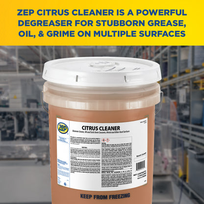Zep Citrus Cleaner – Removes Grease and Oil – 5 Gallon
