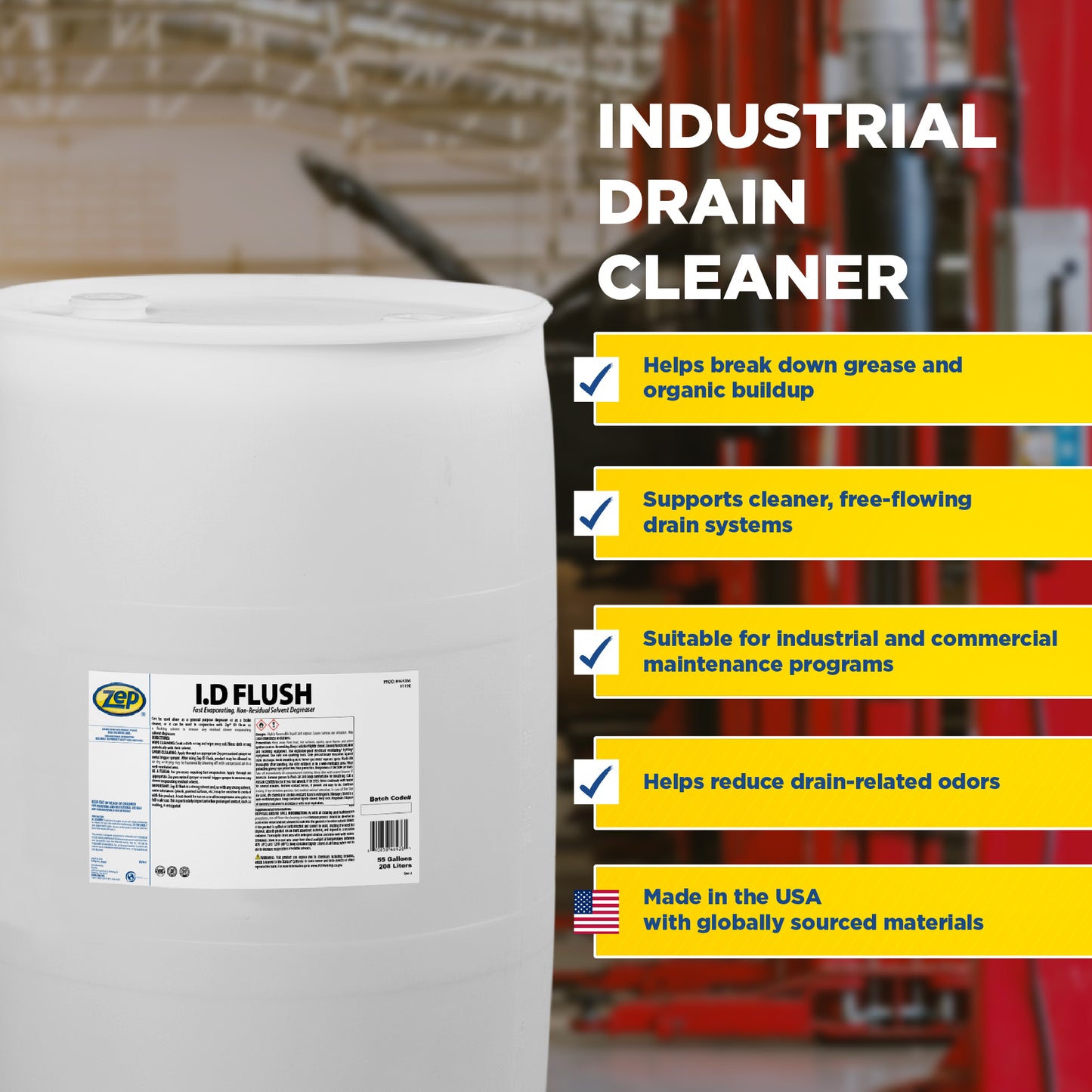 I.D. Flush Degreaser - 55 Gal