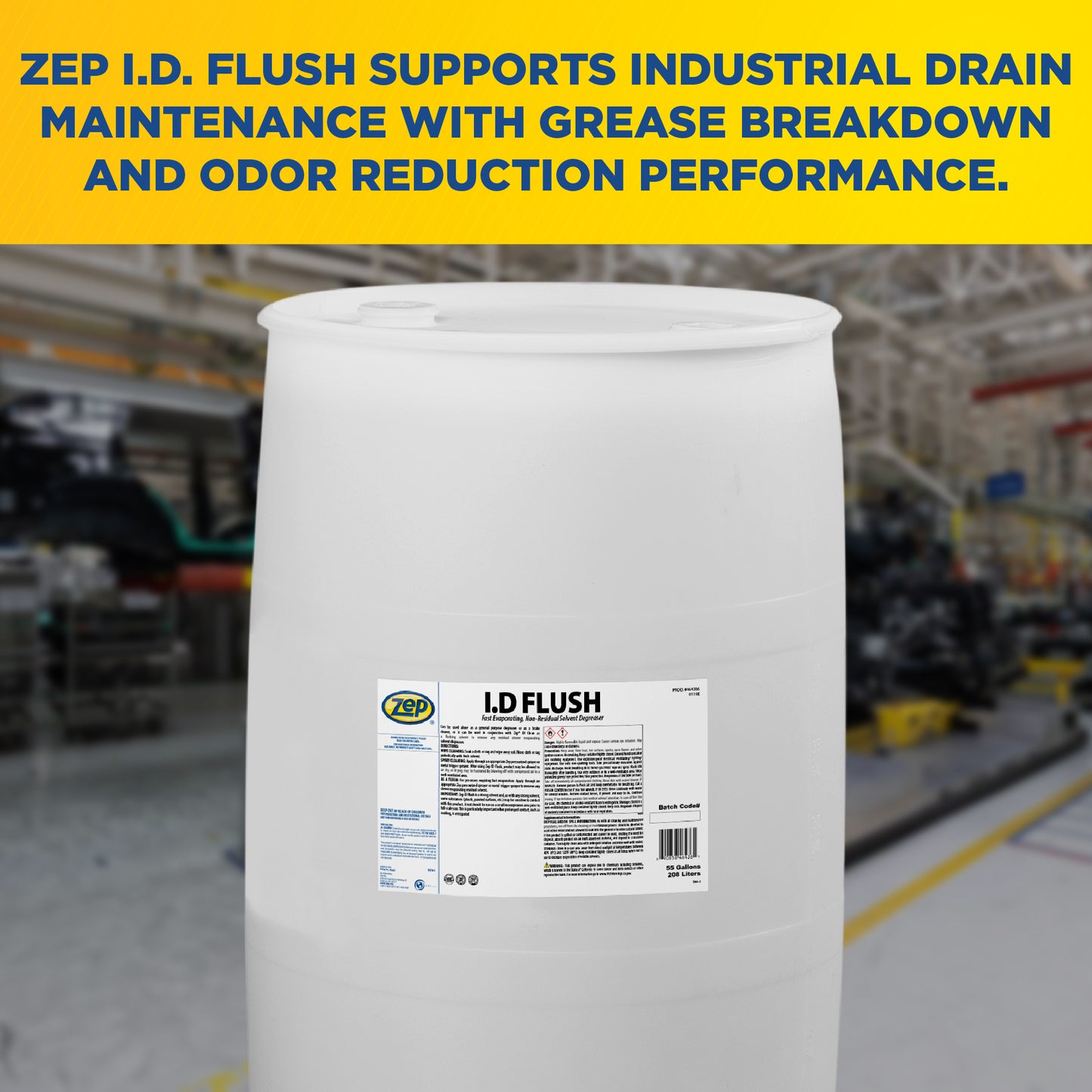 I.D. Flush Degreaser - 55 Gal