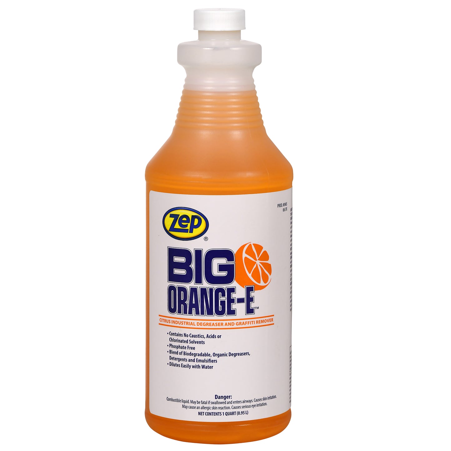 Zep Big Orange-E Citrus Industrial Degreaser & Graffiti Remover – Cleans and Deodorizes – 32 oz.