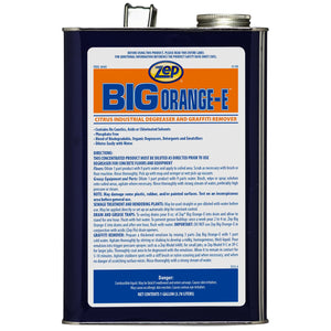 Big Orange-E Liquid Citrus Industrial Degreaser & Graffiti Remover- 1 Gallon
