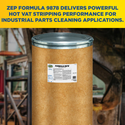 Zep Formula 9878 Alkaline Powdered Hot Vat Stripper – Rust and Paint Remover – 500 Pounds