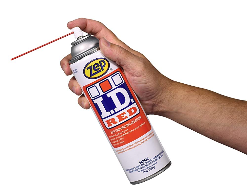 I.D. Red Solvent Fast Evaporating Degreaser Aerosol  - 13 oz.