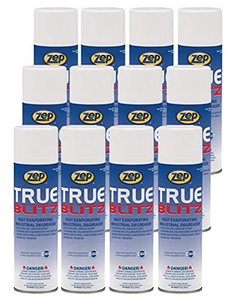 True Blitz Aerosol Fast Evaporating Industrial Degreaser- 14 oz.