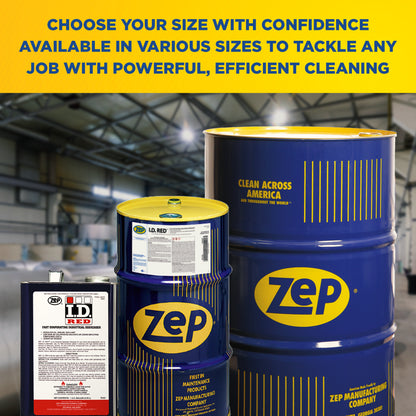 Zep I.D Red Fast Evaporating Industrial Degreaser - Removes Oil, Grease and Grime – 1 Gallon