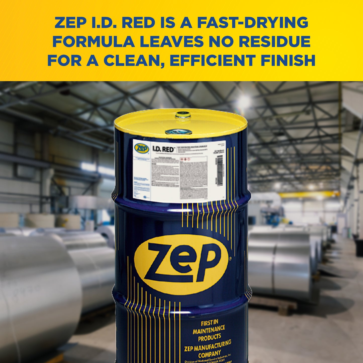 Zep I.D Red Fast Evaporating Industrial Degreaser - Removes Oil, Grease and Grime – 20 Gallon