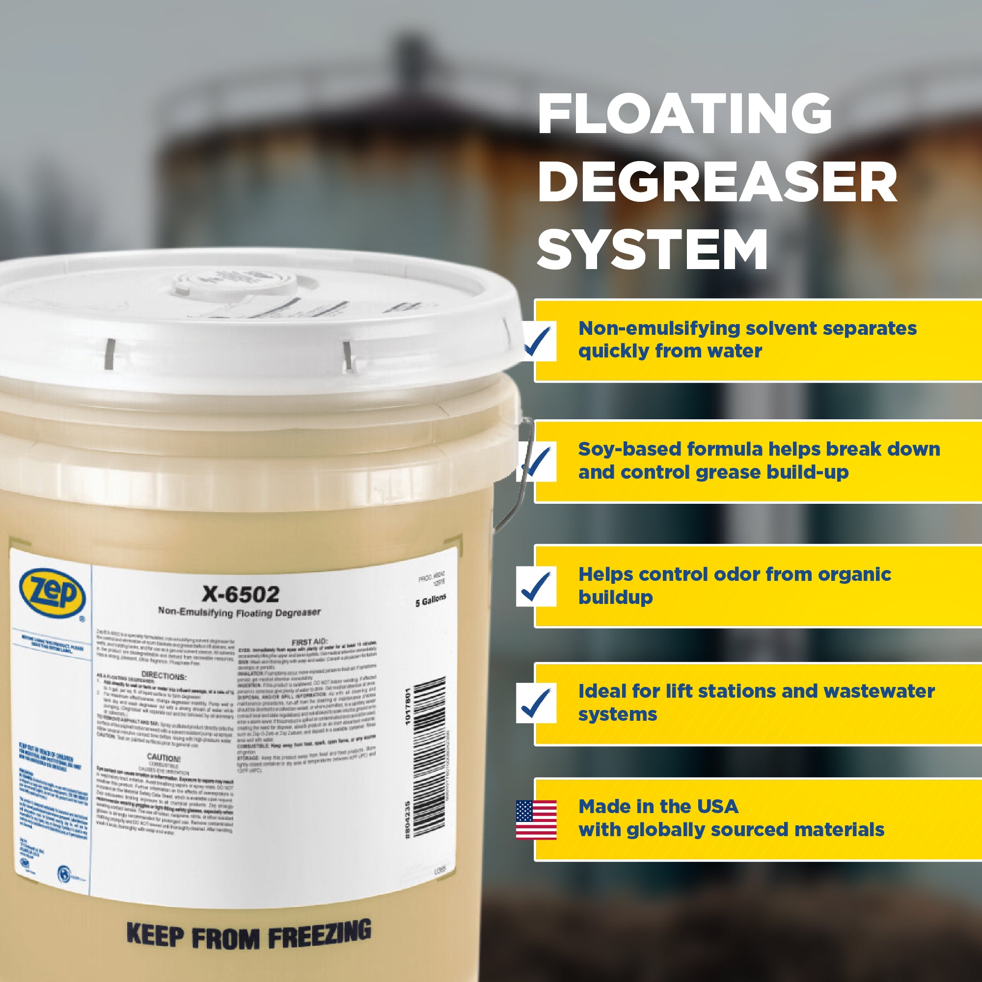 Soy Floating Degreaser - 5 Gallon – Zep Inc.