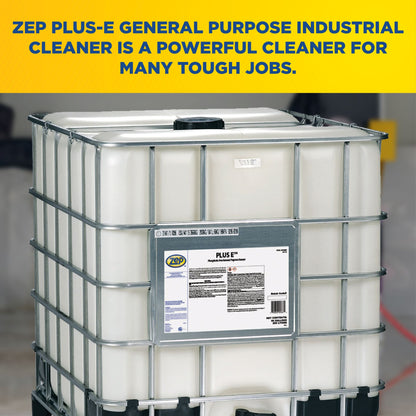 Zep Plus-E General-Purpose Cleaner – Multi-Surface Phosphate-Free Cleaner – 275 Gallon