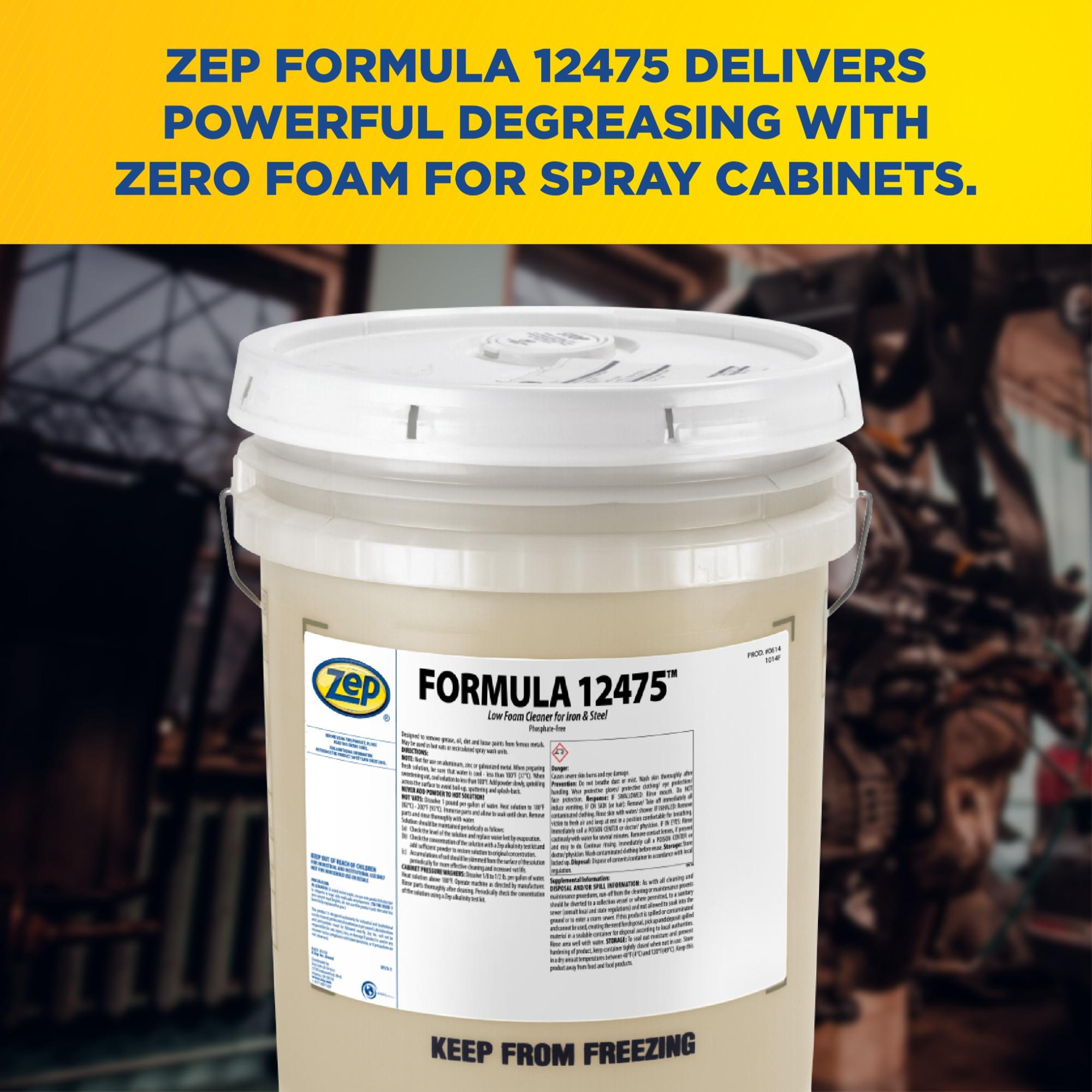 Formula Zep Formula 12475 Low Foam Powdered Cleaner – Iron & Steel