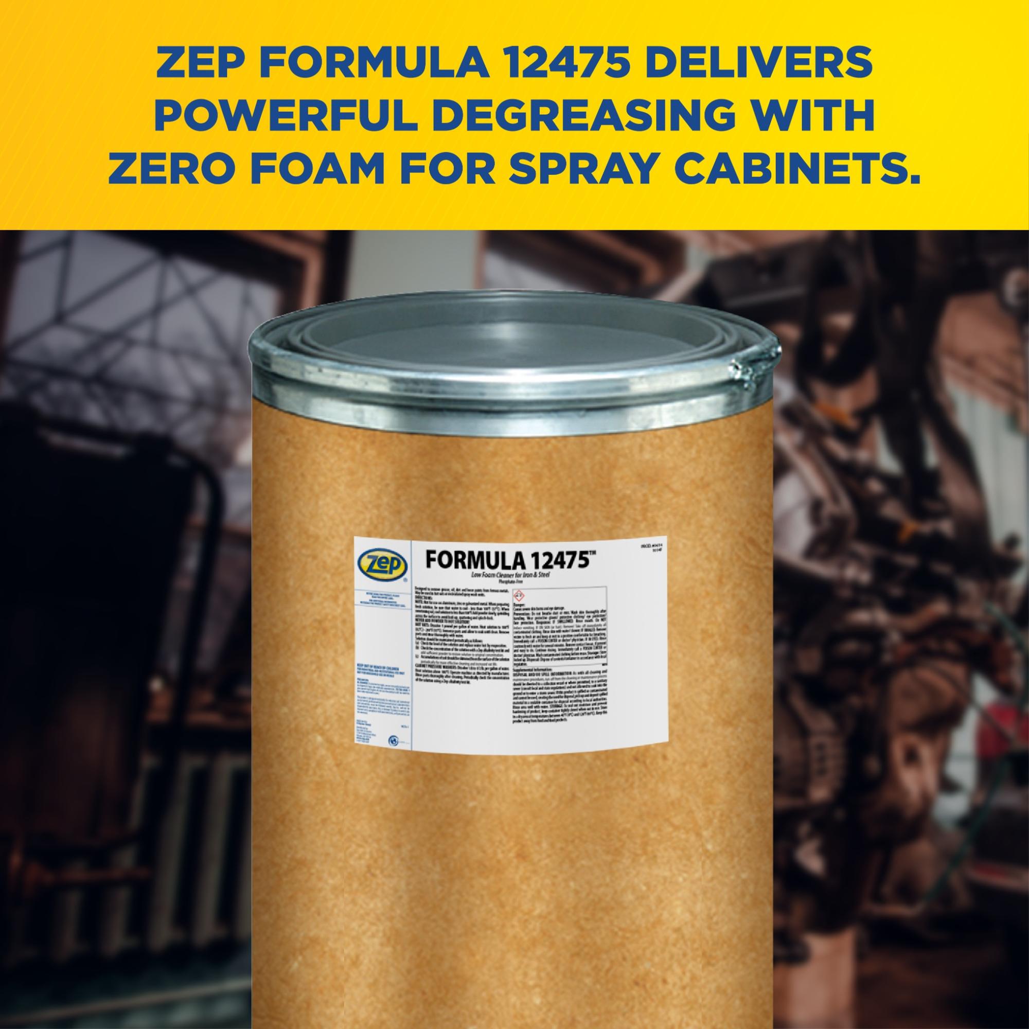Zep Formula 12475 Low Foam Powdered Cleaner – Iron & Steel Parts