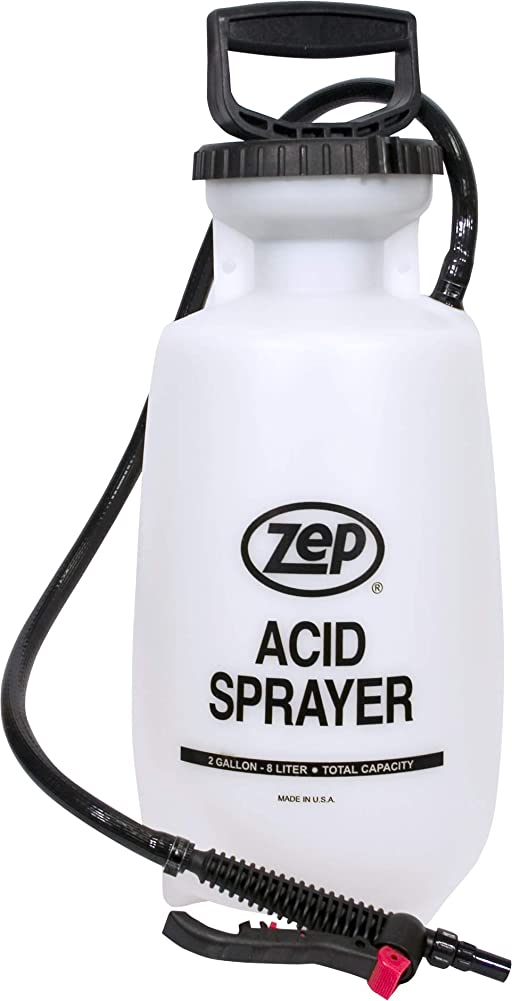 Zep Mudslide Concrete Remover and Industrial Acid Sprayer Bundle
