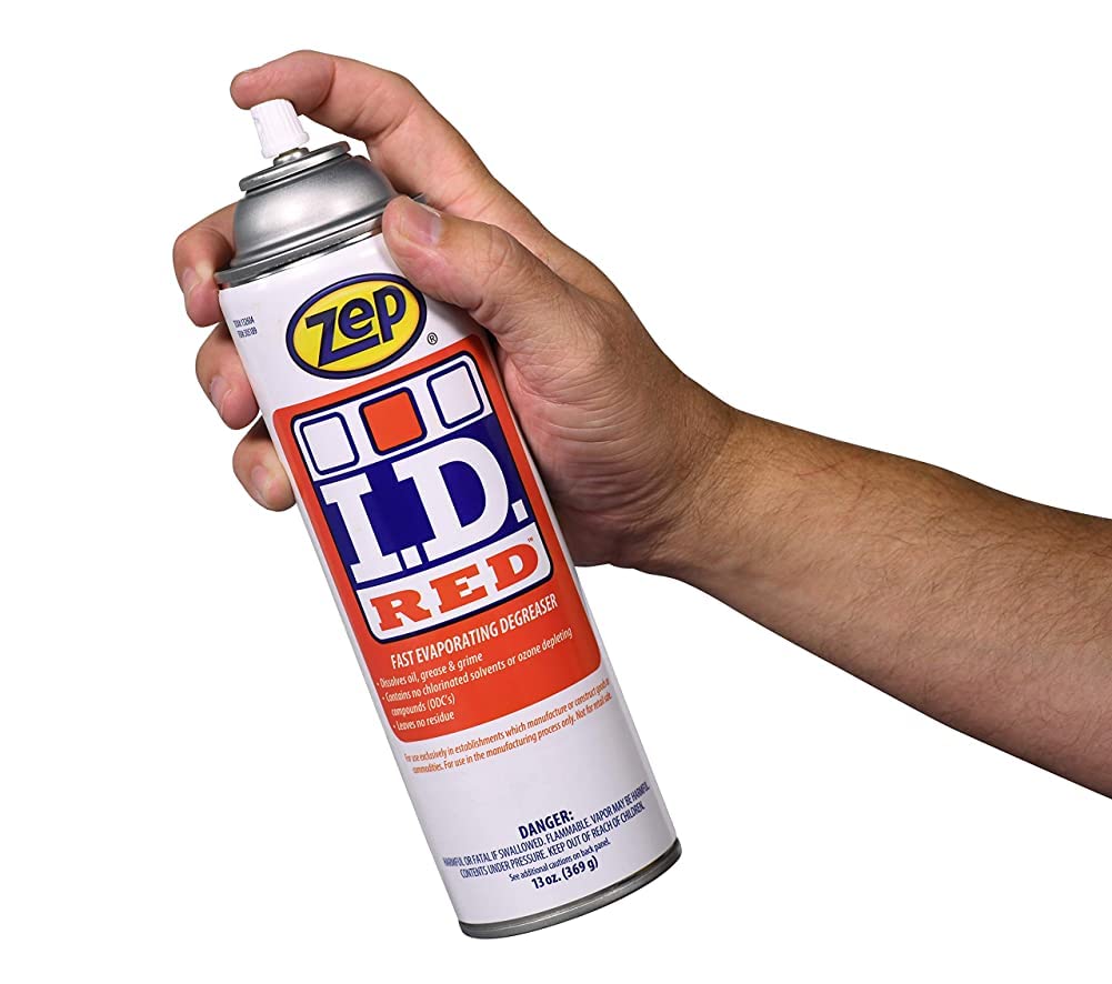 I.D. Red Solvent Fast Evaporating Degreaser Aerosol  - 13 oz.