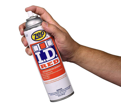 I.D. Red Solvent Fast Evaporating Degreaser Aerosol  - 13 oz.