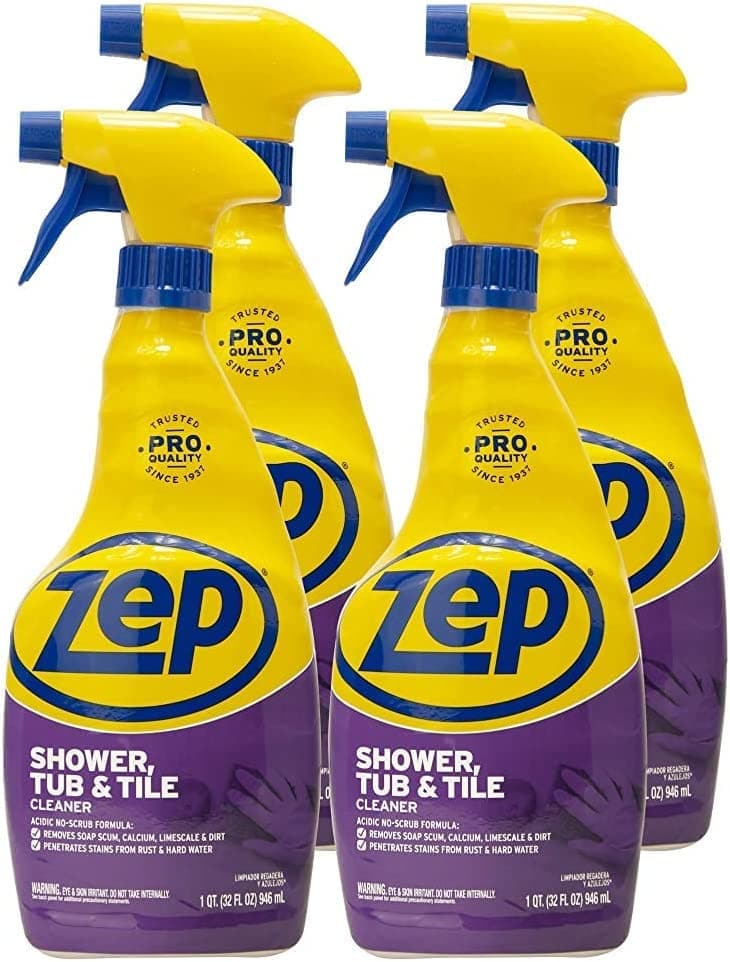 Zep Shower Tub and Tile Cleaner 32 Ounce ZUSTT32PF Case of 2 - No SC