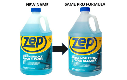 Zep Ready-To-Use Spray Mop Refill & Floor Cleaner – Streak-Free Multi-Surface Cleaner – 1 Gallon