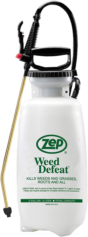 Weed Defeat Rust Proof and Dent Proof Industrial Strength Sprayer - 2 Gallon