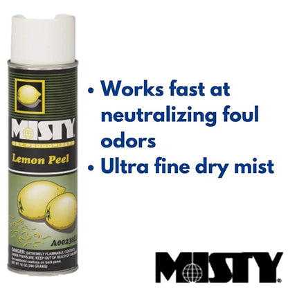 Misty Lemon Peel Deodorizer - 10 Oz.