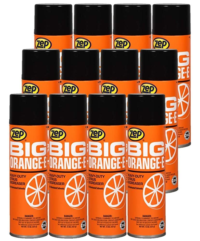 Big Orange-E Aerosol Heavy-Duty Citrus Degreaser - 15 oz.