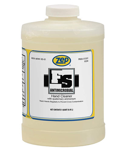 Zep FS Antimicrobial Hand Cleaner 1 Quart 90101 (Case of 12)