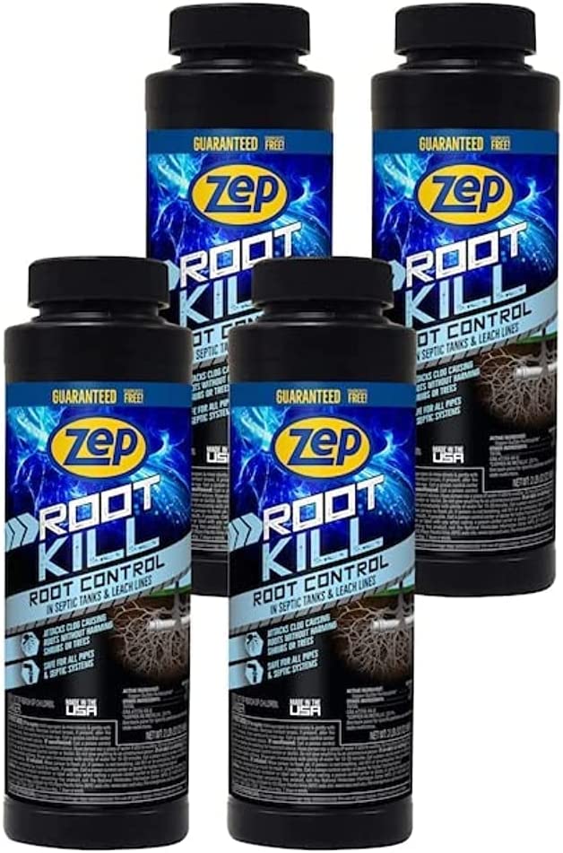 best herbicide to kill tree roots Zep Root Kill - Root Control in Septic Tanks & Leach Lines