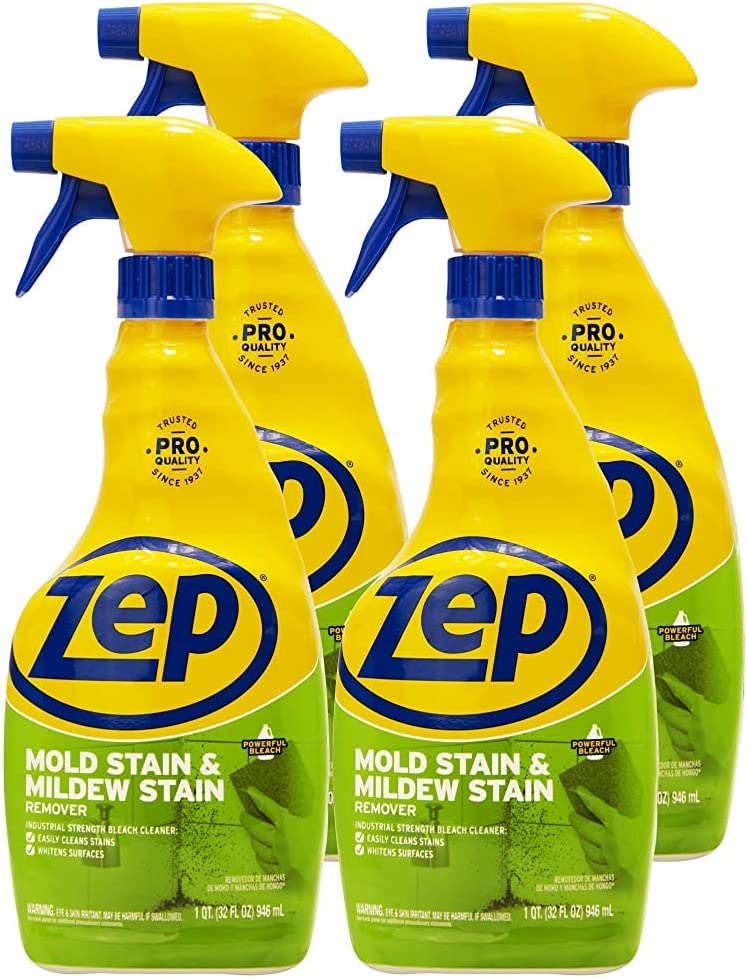 Zep Mold Stain And Mildew Stain Remover Powerful Bleach Formula 32 Zep Inc 9136