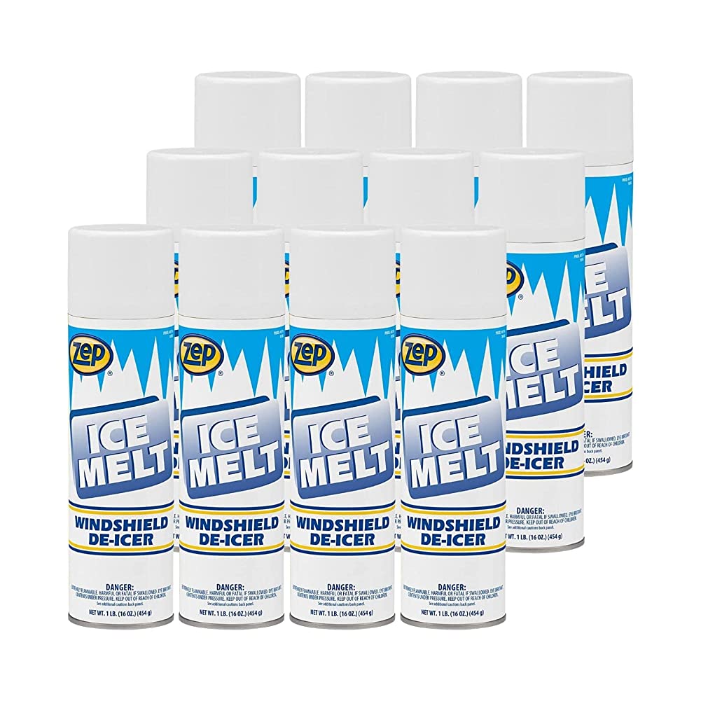 Ice Melt Aerosol De-Icer for Windshields and Windows - 20 oz.