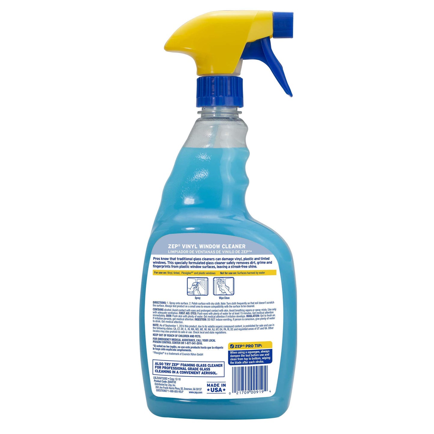 Vinyl Window Cleaner - 32 oz.